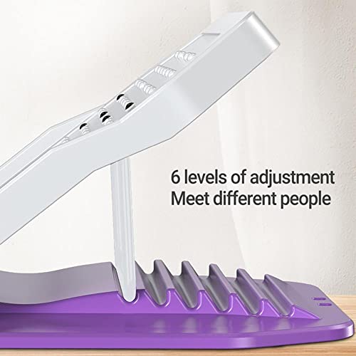 Adjustable 6Level Slant Board Calf Stretcher Ankle and Foot Incline Board for Stretching Tight Calves Or Plantar Fasciitis