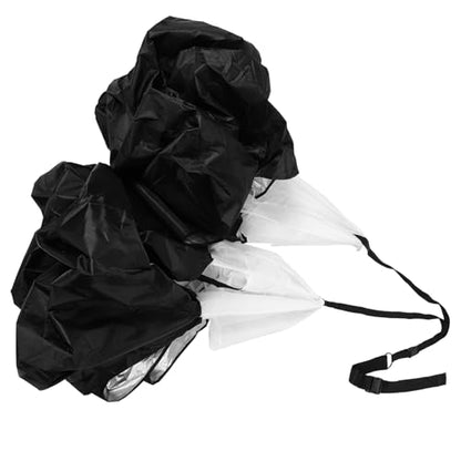 balacoo Speed Training Parachute Resistance Parachute for Running Soccer Players Black