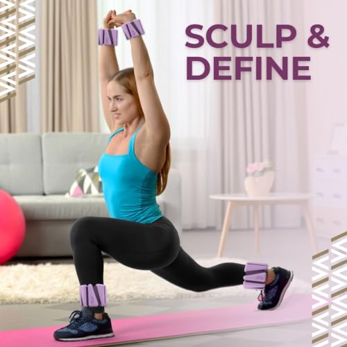1lb wrist and ankle weights set of 2, leg weights for women, adjustable ankle weights, weighted wristbands, ankle weight, arm weights for women