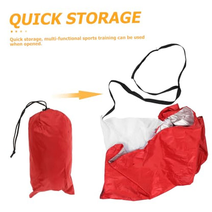 SUPVOX Sprinting Parachute for Speed Training Resistance Running Equipment for Outdoor Athletes Explosive Power and Core Strength for Soccer and Track Training Sessions
