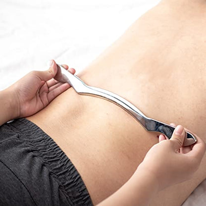 Gua Sha Scraping Massage Tool, IASTM Tool for Large Muscles, Soft Tissue Mobilization, 13.5 Inch Long - style: Classic Style