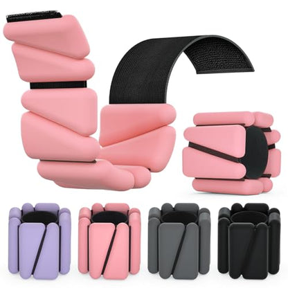 Wrist Weights, Ankle Weights for Women Men, Adjustable Wrist Weighted Bracelet for Home Gym Workout, Running, Yoga, Exercise, Strength Training