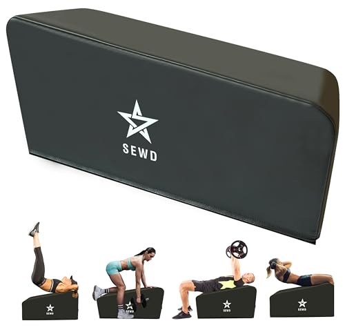 Pilates and Yoga Bench by SEWD – Portable Workout Bench for Full Body Exercise with Handle – Weight Training, AB Workout, Hip Thrust and Glute Training Home Gym Equipment