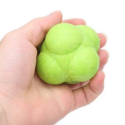Reaction Ball, 3PCS Reflex Ball Bounce Reaction Balls Sports Reaction Balls Reactivity Ball Bounce Balls Speed Reflex Training Ball for Baseball Softball Reflex Agility Trainer