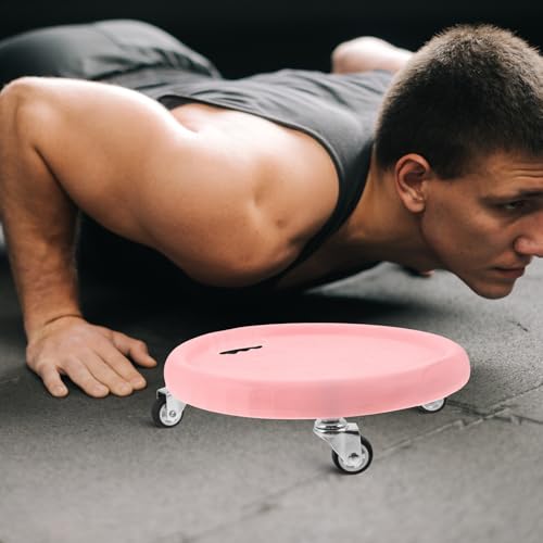 GANAZONO Ab Roller Wheel and Exercise Pads for Floor, Silent Smooth Rolling Core Trainer with Knee Pad, Portable Fitness Slider Wheel for Home Workout and Abdominal Muscle Training