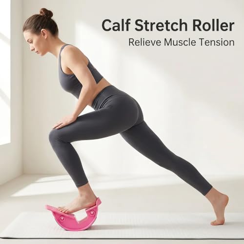 Foot Stretcher Rocker Board Calf Ankle Stretch Balance Trainer Yoga Fitness Stretching Board 300KG Capacity