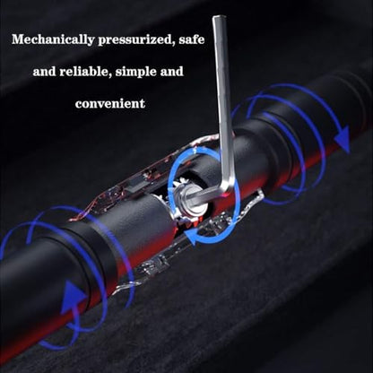 Adjustable Doorway Pull-Up Bar with Locking Mechanism, Portable Chin-Up Bar for Home Gym, No Drilling Required