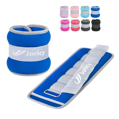 Ankle Weights A Pair of 1/2/3/4/6/8/10/12/20 LBS Wrist Leg Arm Weights for Women Men with Adjustable Straps, Strength weighted for Physical Therapy Running Walking Home Fitness Gym Workout Weight Loss - color: Dark Blue