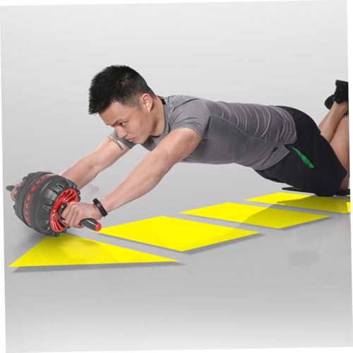 Automatic Rebound Abdominal Exercise Roller with Knee Pad Anti-Skid Steel and Rubber Ab Wheel for Home Fitness Suitable for Fitness Levels