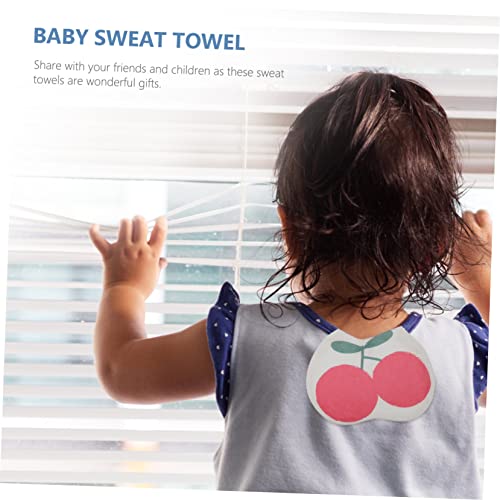 SHOWERORO 2pcs Sweat Towel Adorable Boy Girl Back Towel for Play Highly Absorbent and Quick-Dry Design Cartoon Pattern for Boys and Girls Comfortable