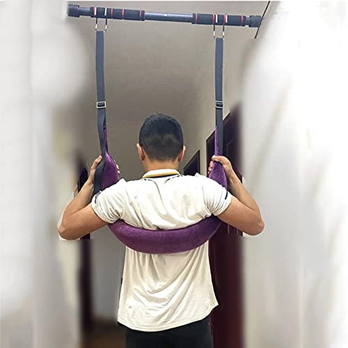 Hanging Horizontal Bar Lumbar Disc Sling Spine Rehabilitation Strap, Support Hanging Horizontal Bar Tractor Waist Belt Buckwheat Husk Inner