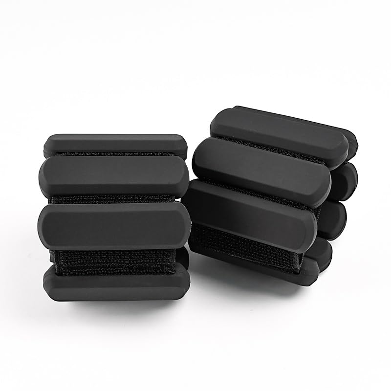 Ankle Weights for Women Man, 1 Pair Wrist Weights 2lbs (1lb Each) for Home Gym Fitness Pilates, Hand and Leg Weights with Adjustable Strap, Breathable & Comfortable Arm Weights