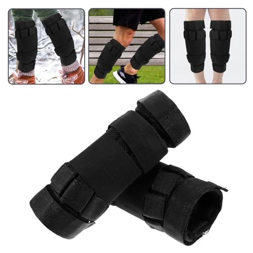 Happyyami Adjustable Ankle Weights Leg Training Belt 2pcs to 16kg Reusable Calf Covers for Running Pilates Strength Training Workout