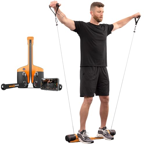 MAXPRO Fitness: Cable Home Gym | Smart Connect - color: Sport Orange
