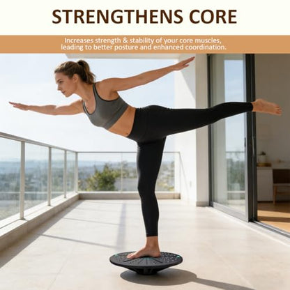 VHUNLUN Balance Board Balance Training Exercising Birthday Gift Core Training Exercise Balance Stability Trainer for Home Gym