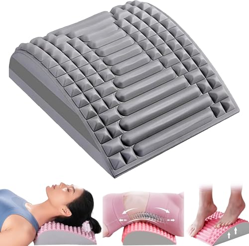 Acemend Back Stretcher, Acemend Refresh Back Stretcher for Sciatica, Back Stretcher for Lower Back Pain Relief (Gray) - color: Gray