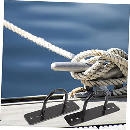 STOBAZA 2Pcs Rope Anchor Wall Mount for Gymnastics Battle Rope Yoga Equipment Fixing Hook for Indoor Outdoor Fitness Training