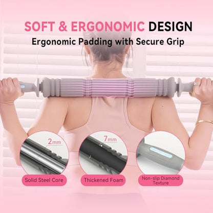 4‑in‑1 Adjustable Weights Set, Dumbbell Barbell & Kettlebell for Home Gym - color: Grey-35 LB