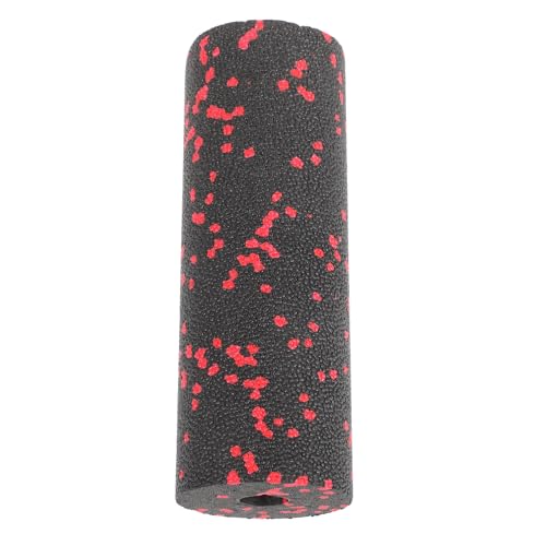 Compact Foam Roller Massage Column, Hollow Portable Muscle Relaxation Roller for Fitness and Physical Therapy, Red Handheld Sports Massage Tool for Travel and Home Use