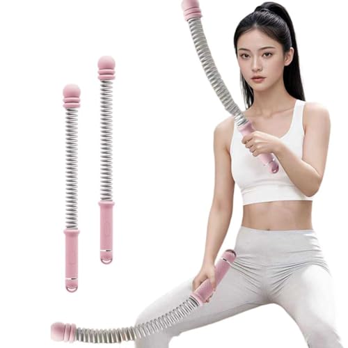 Ropeless Battle Rope with Adjustable Weights, Heavy Duty Portable Cordless Battle Ropes, Easy-to-Carry Silent Fitness Tool for Total-Body Sculpting, Cardio & Fat Burn, Home Gym Strength - color: Pink