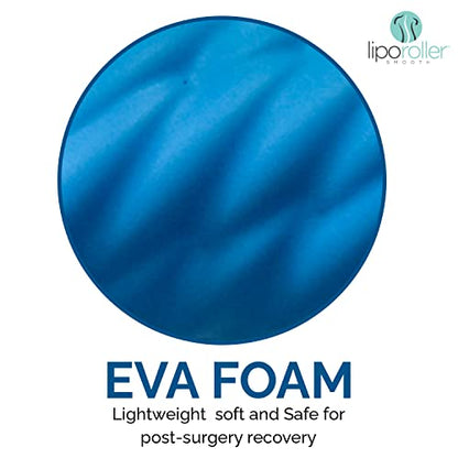 Post Liposuction Massager – Lymphatic Drainage Massager for Post Lipo Surgery – Quality EVA Material - Ridges and Grooves for Post-Op Recovery, Ideal Liposuction Recovery Supplies