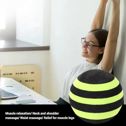 ZJchao Massage Ball - EVA Foam for Deep Tissue Myofascial Release, Muscle Relaxation & Flexibility, Ideal for Yoga Practice & Exercise - size: Large
