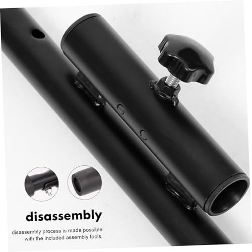BESTonZON Stainless Steel Mini Trampoline Handle Bar Single Armrest for Boy Girl and Adults Fitness Metal Accessory for Indoor Small Trampoline Safety and Stability