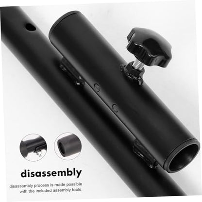 BESTonZON Stainless Steel Mini Trampoline Handle Bar Single Armrest for Boy Girl and Adults Fitness Metal Accessory for Indoor Small Trampoline Safety and Stability