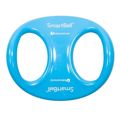 Balanced Body SmartBell Ergonomic Two-Handed Pilates Exercise Weight, Pilates Dumbbell, Exercise Equipment for Home Gym or Pilates Studio Use - color: Blue
