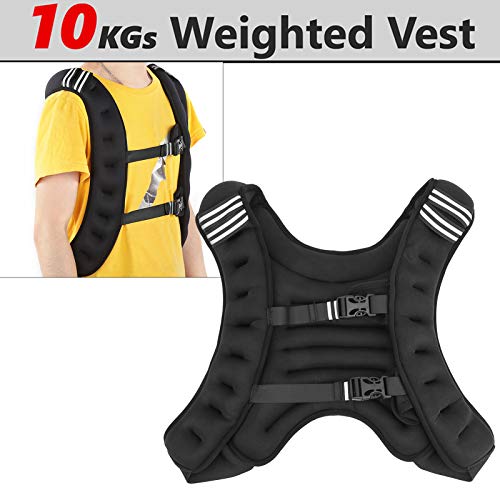 Generic Weighted Vest, Premium Elastic Material with Adjustable Buckles and Widened Shoulder Straps for Strength Training and Fitness Workout