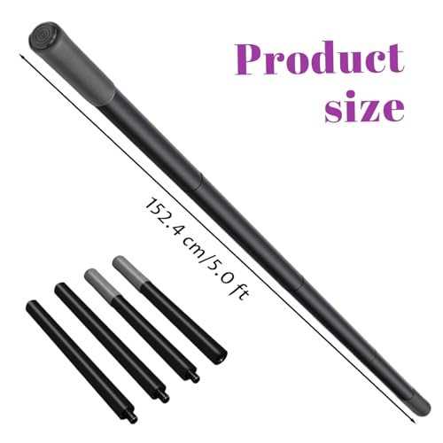 Sturdy Steel Yoga Stick Stretching Stick with Non-Slip Ends & Foam Handles for Mobility Flexibility Balance Exercise Pole for Fitness Posture Correction