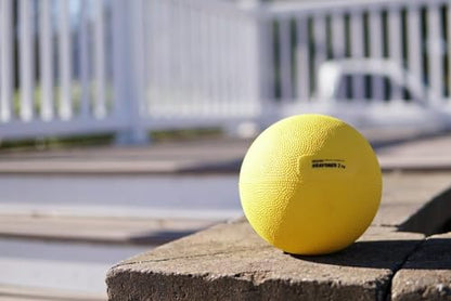 Gymnic Heavymed 2 Medicine Ball, 15cm/2 kg/4.4 lb, Yellow - color: Yellow, size: 2 kg