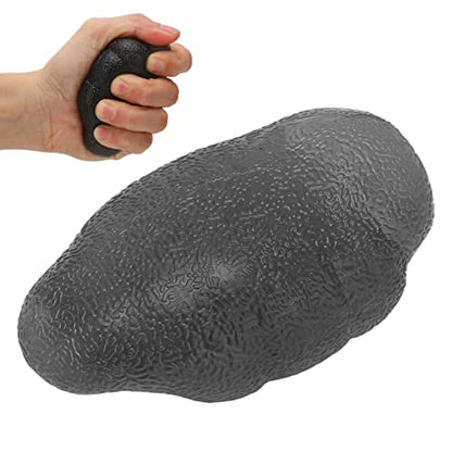 Finger Balls, Exerciser Grip Ball, Stress Balls, Hand Exercise Squeeze Ball Silicone Squeezer for Grip Strength(Grey)