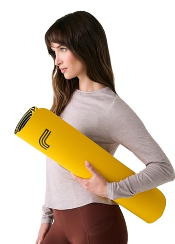 Lolë Womens IGLOW Yoga Mat | 4mm Thick | Non-Slip Workout Mat | Ideal for Yoga & Pilates | Enhanced Grip - color: Lole Y119