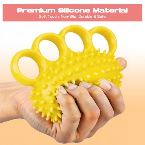 Hand Exercise Ball, Finger Therapy Ball, Grip Strengthener for Adults - Stress Relief, Massage Ball, Resistance Training for Wrist Flexibility, Hand Strengthening, Anxiety Relief