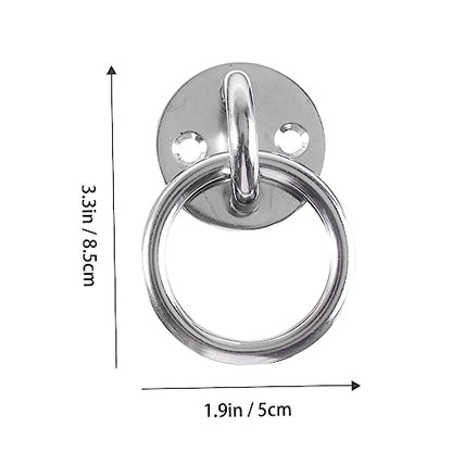 POPETPOP Ceiling Anchor Yoga Fixed Plate Handles Exercise Ceiling Anchor Cable Rope Attachments for Gym Yoga Swings Hammocks Wall Mount Suspension Suspension Trainer Bracket Fixed Disk
