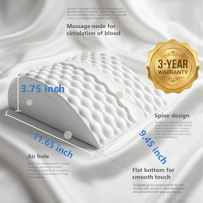 Hot & Cold Therapy FSA Pillow for Sciatica Pain Relief, Ice Massage & Heating Stretching - Lumbar Support Pillow for Back Hip Leg & Knee, Gentle & Even, Long-Lasting & Deep Penetrating