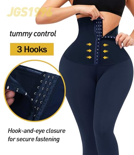 JGS1996 Plus Size Shapewear Tummy Control Leggings for Women High Waisted Compression Corset Waist Trainer Pants Body Shaper