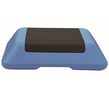 16" x 16" Adjustable Workout Aerobic Stepper in Fitness & Exercise W/4 Risers (Blue & Black)