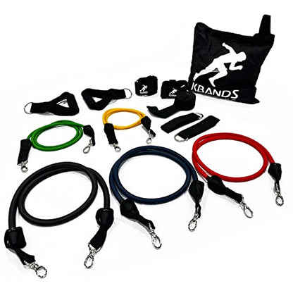 Kbands Strength Training Bundle (Includes 3 Ballistic Bands, KB Powerbands Upper Body Resistance Bands, and the Duo Training Straps