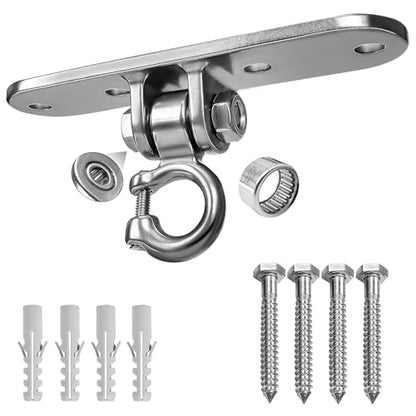 Swing Hanger Accessories Heavy Duty Smooth Operation with 180° Swing Bearings 800lb Capacity for Indoor Outdoor Swing Chairs Hammocks Playgrounds Yoga - size: Size7