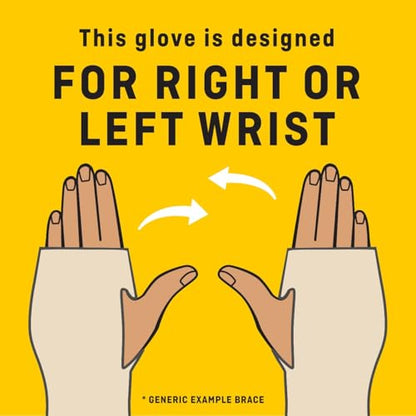 FUTURO Compression Glove, Provides Mild Support to Aching, Weak Hands and Wrists, L/XL