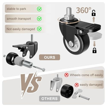 Heavy Duty Dual-Row Dumbbell Rack with Wheels, Home Gym Vertical Storage Stand with Yoga Mat Storage, Space Saving Fitness Equipment Organizer for Home Workout