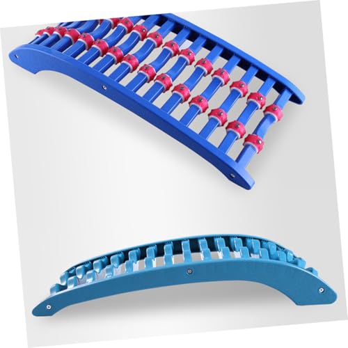 Didiseaon Back Massager Spine for Lumbar Support Sky-Blue Relax for Spine Pain Relief Durable Material for Back Straightening and Stretching