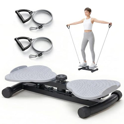 DUMOS Waist Twister Machine Exercise, Ab Twister Board, 300 lbs Capacity, Noiseless Fitness Tool for Core & Belly Fat Workout, Anti-Slip Home Gym Equipment