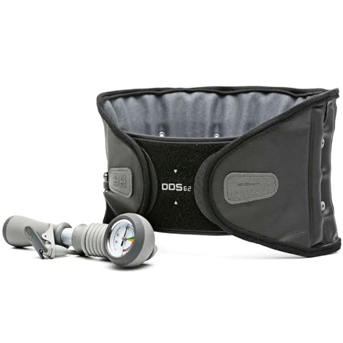 DDS, Inc. G2 Lumbar Decompression Belt, Pneumatic Air Decompression Back Brace for Men and Women, Lower Back Stability for Work, Home, Driving, Lifting, and Daily Wear for All Activity –Small