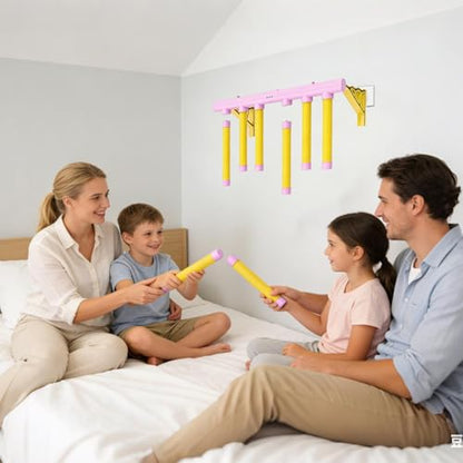 Reflex Drop Stick - Falling Catch to Win Reaction Game | 3 Falling Speeds Quick Reaction Training Toy | Hand-Eye Coordination Reflex Drop Sticks for Children and Adults USB Rechargeable