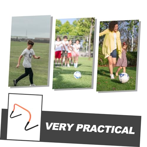 BESPORTBLE Adjustable Speed Hurdles Set for Football Training 2-Stage Height Mini Agility Hurdles