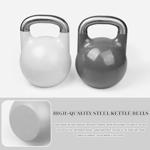 Kettle Bells Women Men's Fitness Training Competitive Kettlebell, Home Shaping All-Steel Kettle Ball, Sports Equipment, Squat/Pull/Swing(Light green-10kg) - color: Light Green-10kg