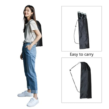The Huang Yunming yoga stick is made of sturdy steel that is 5 feet high and an adjustable stretching stick, providing flexibility, agility, and balance. Multi functional fitness stick with 5 steel pipes - color: Black